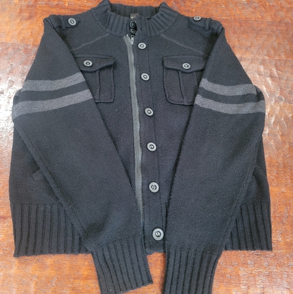 Foreign Exchange Front Zip Sweater - Picture 3 of 6